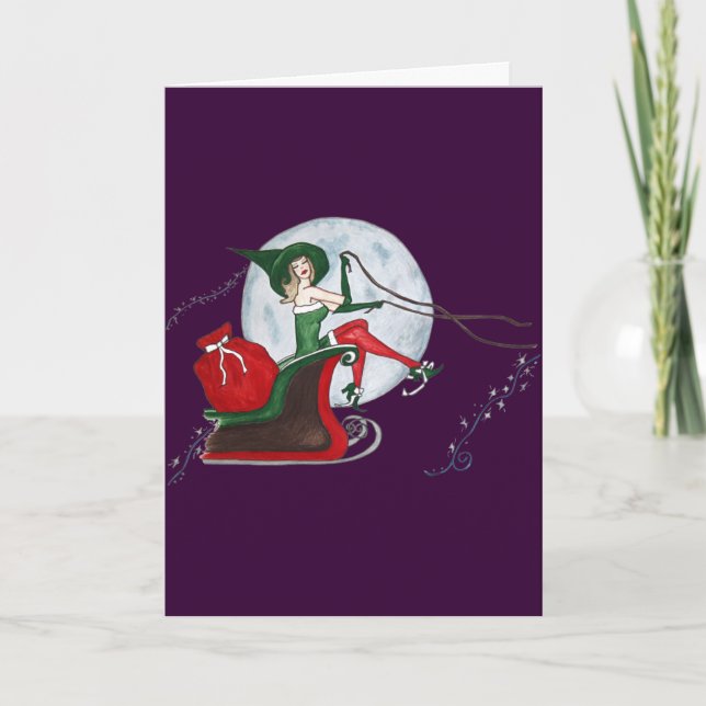 La meilleure carte de Noël de sorcières (Devant)