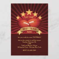 La meilleure invitation de partie du football