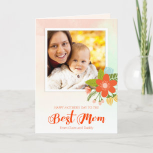 La meilleure maman, carte de voeux faite sur