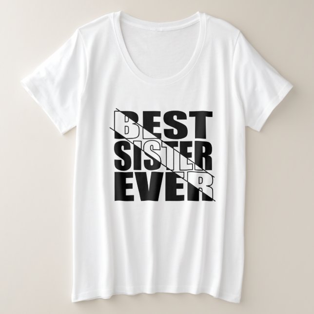 LA MEILLEURE SOEUR JAMAIS. (Design devant)
