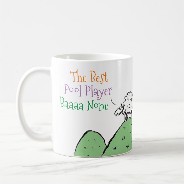 La Meilleure Tasse à Café pour Joueur de Billard (Gauche)