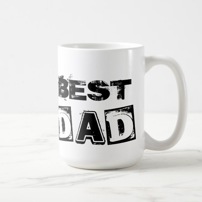 La meilleure tasse de café de fête des pères de (Droite)