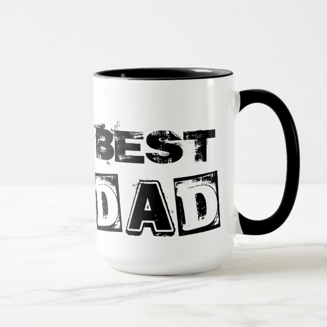 La meilleure tasse de café de papa de fête des (Droite)