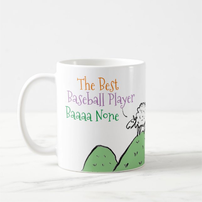 La Meilleure Tasse de Café pour Joueur de Baseball (Gauche)