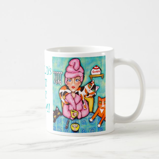 La meilleure tasse de chats de café de maman du (Droite)