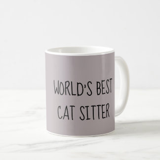 La meilleure tasse de garde d'enfants de chat des