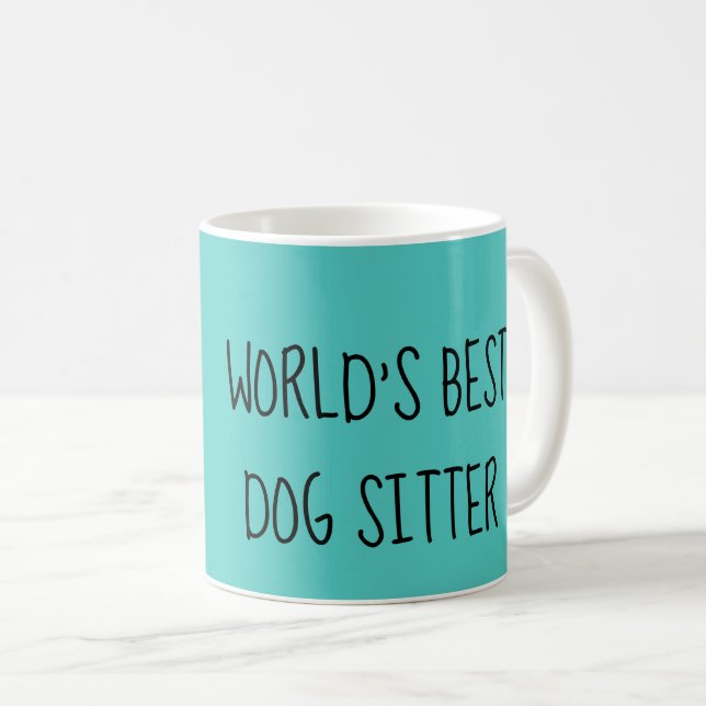 la meilleure tasse de garde d'enfants de chien des (Devant droit)