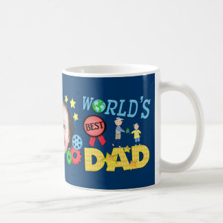 La meilleure tasse de photo de papa de fête des