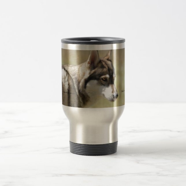 La meilleure tasse de voyage de loup jamais (Centre)