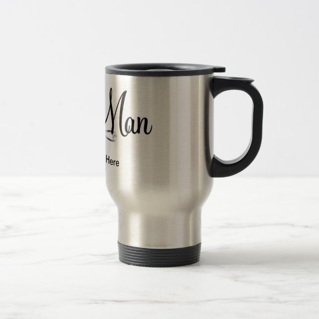 La meilleure tasse de voyage d'homme customisée (Droit)