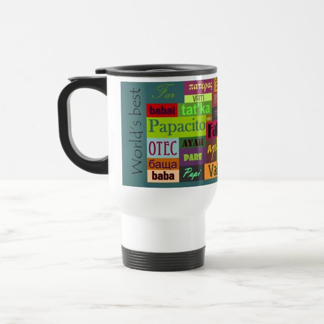 La meilleure tasse de voyage du papa du monde (Gauche)