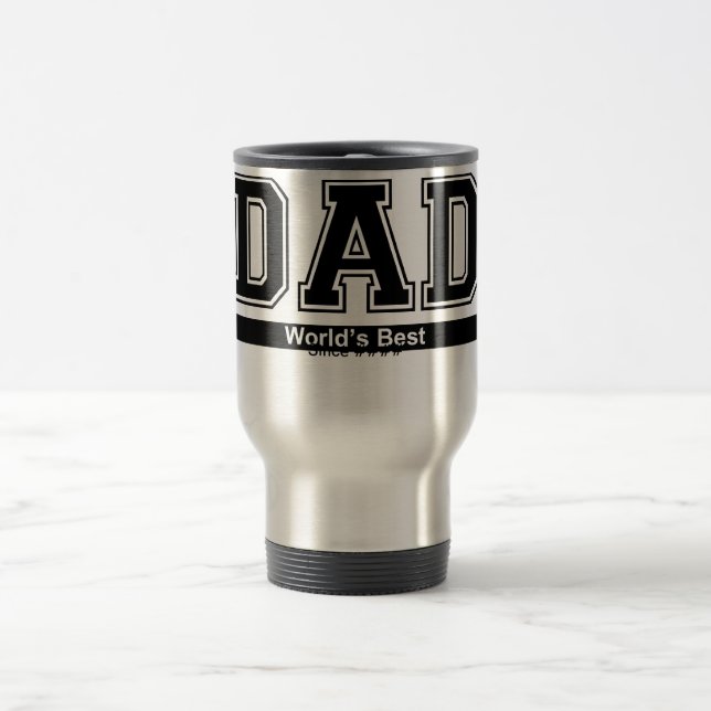 La meilleure tasse de voyage du papa du monde (Centre)