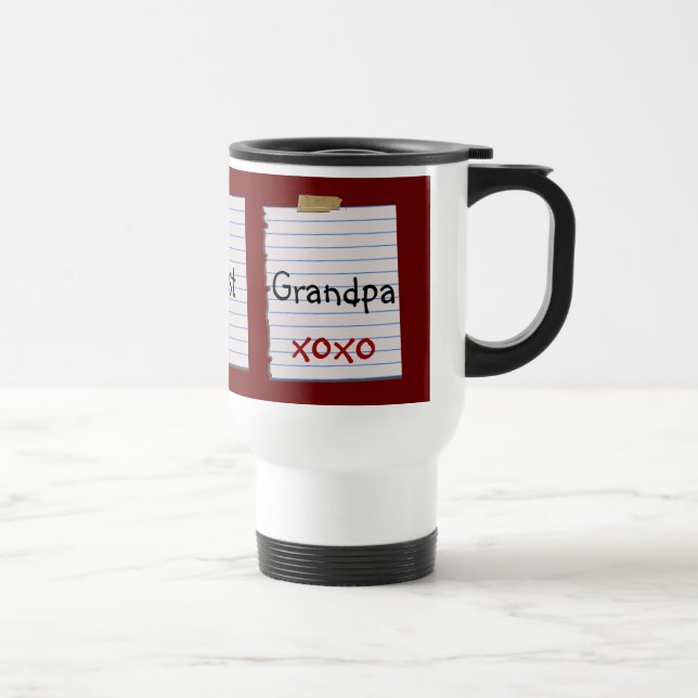 La meilleure tasse du grand-papa du monde unique (Droite)