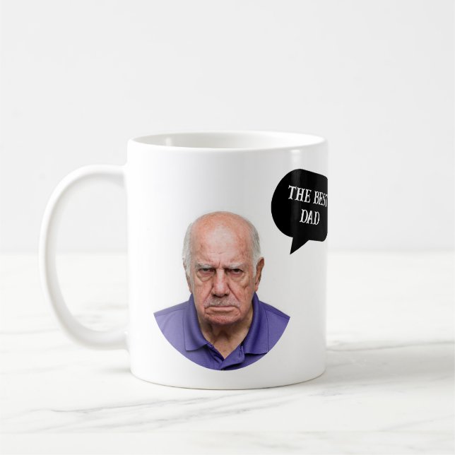 La meilleure tasse pour papa Homme âgé drôle en co (Gauche)