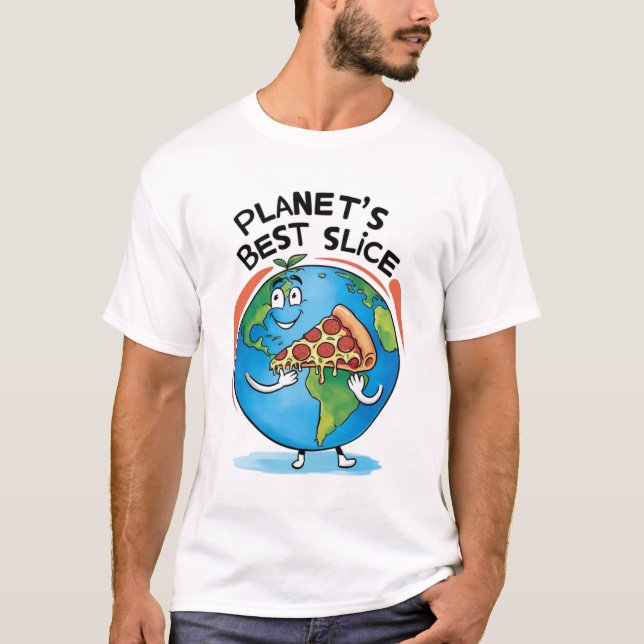 "La meilleure tranche de planète : T-shirt Terre a (Devant)
