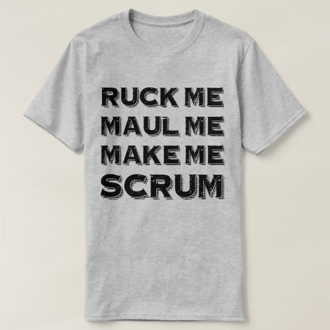 La mêlée je me malmènent me font le T-shirt (Design devant)