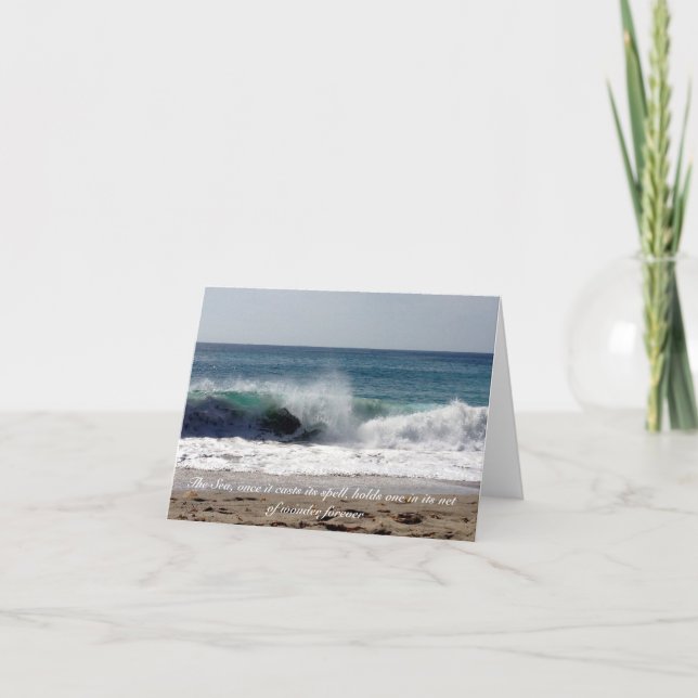 La Mer des Merveilles Carte pour notes (Devant)