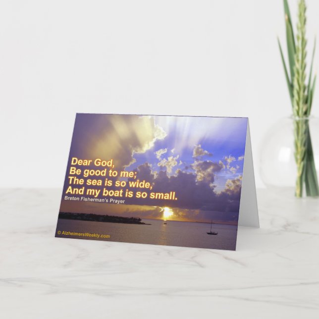 La mer est une carte de voeux si large (Devant)