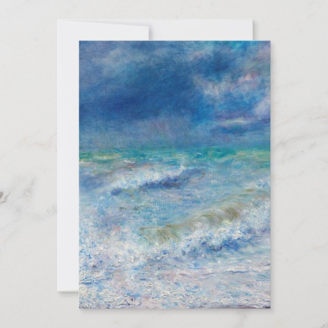 La mer par Pierre-Auguste Renoir Art (Devant)