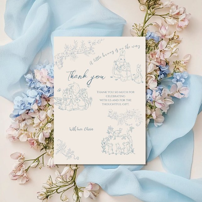 La mère de Peter Rabbit Baby shower Merci (Créateur téléchargé)