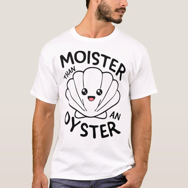 "La mère que l'huître et le T-shirt drôle" (Devant)