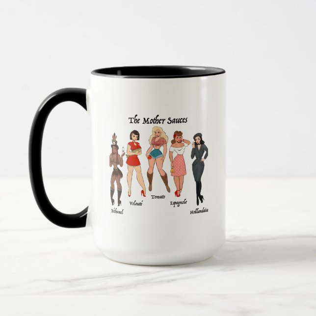 La Mère Sauces Café Mug (Gauche)