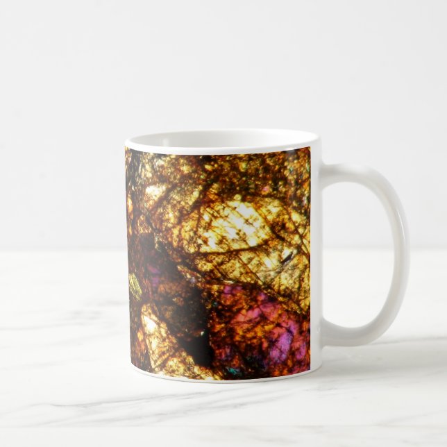La météorite 1877 de tasse de café de NWA (Droite)