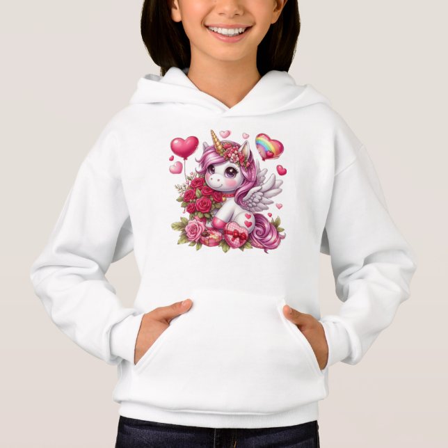 La mignonne Saint Valentin licorne (Devant)