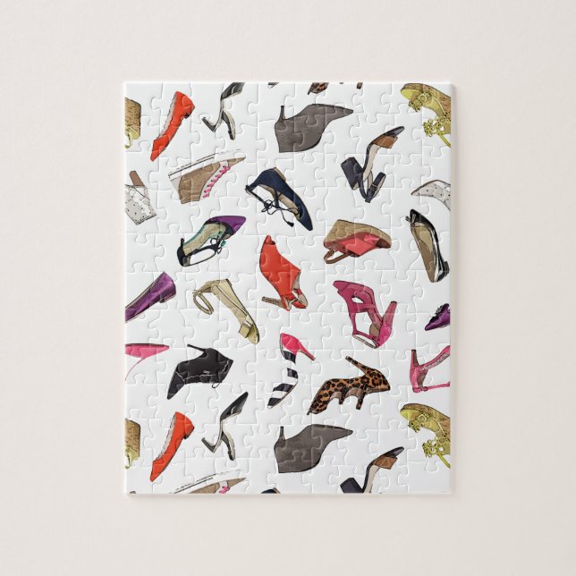 La mode à la mode chausse le puzzle (Vertical)