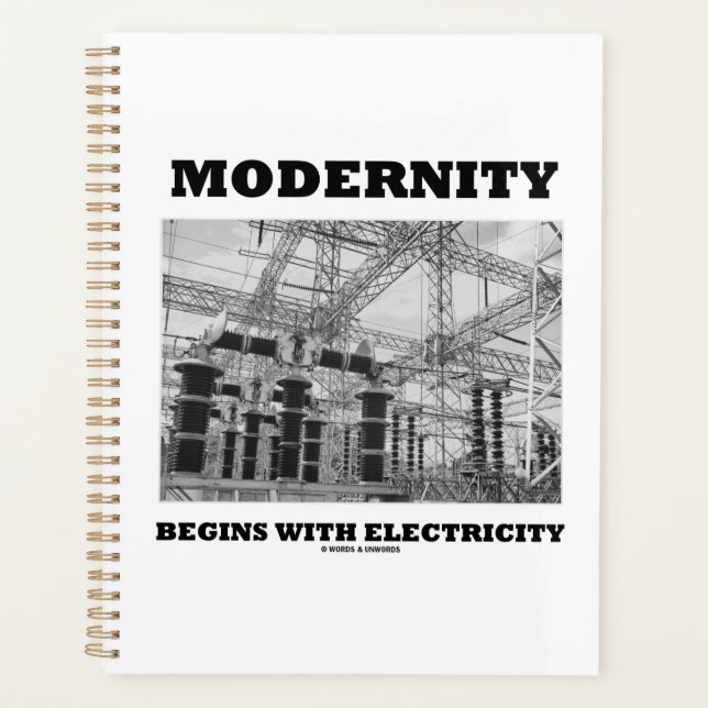 La Modernité Commence Avec L'Électricité Les Fils  (Devant)