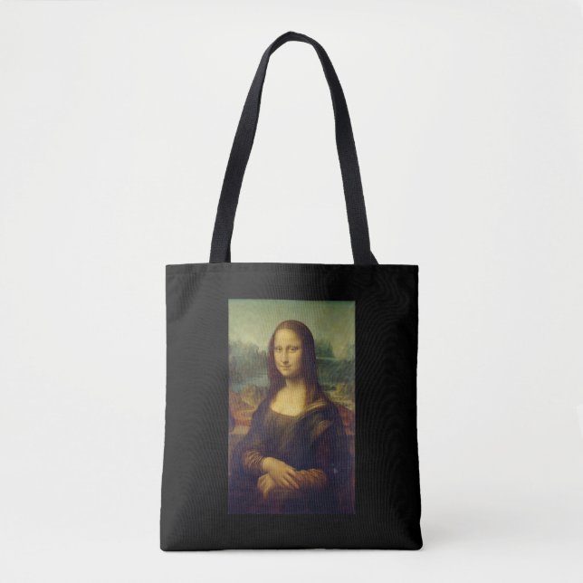 "LA MONA LISA" PAR LEONARDO DA VINCI SAC FOURRE-TO (Devant)