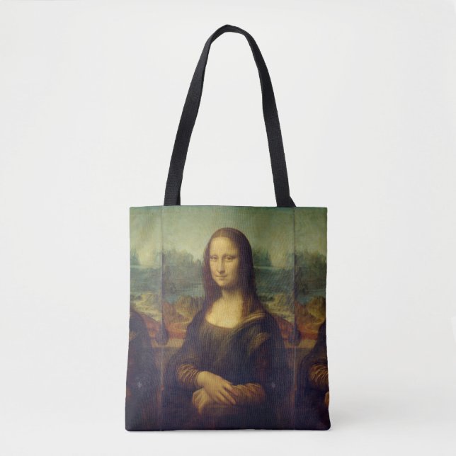 "LA MONA LISA" PAR LEONARDO DA VINCI SAC FOURRE-TO (Devant)