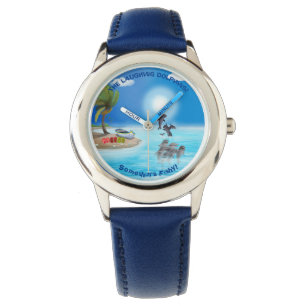 La montre badine les dauphins riants !