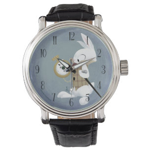 La montre blanche de lapin