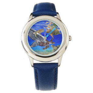 La montre de mer de l'enfant mis en danger de