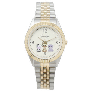 La montre de vache de girafe d'hippopotame de