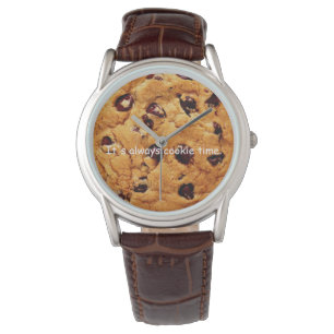 La montre des hommes de gâteau aux pépites de