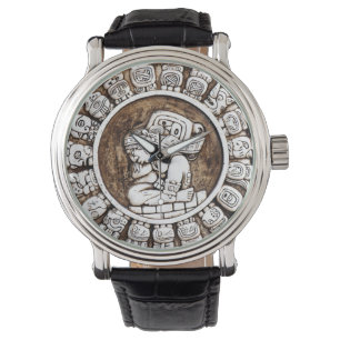 La montre des hommes maya de calendrier