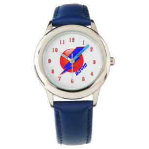 La montre faite sur commande du garçon d'icône