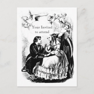La mort a ses charmes Invitation carte postale