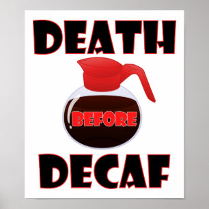 La Mort Avant le Déca Poster Drôle