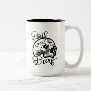 La mort avant tasse de Decaf
