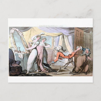 La mort dans la carte postale Dames Boudoir
