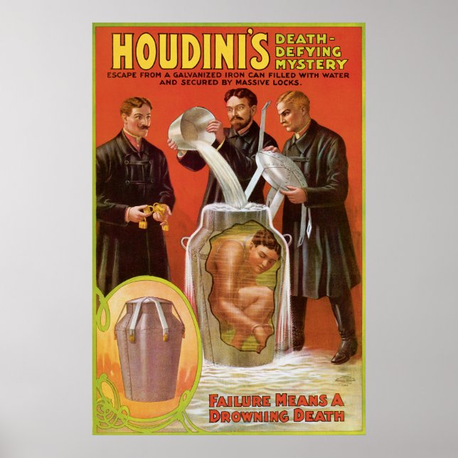 La mort de Huodini défie le mystère, Poster de 190 (Devant)