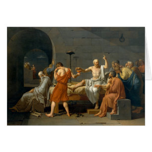 La mort de Socrates par Jacques-Louis David