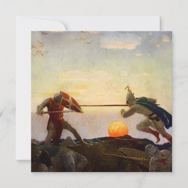 « La mort du roi Arthur et de Sir Mordred » par NC (Devant)
