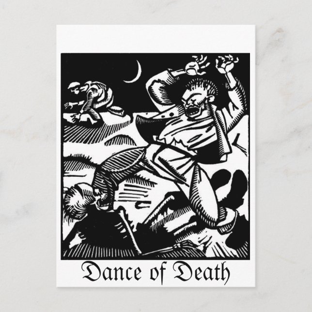 La mort d'une carte postale du monde fou (Devant)