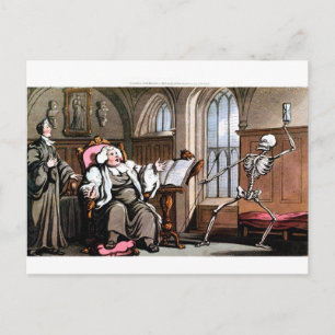 La mort est venue pour la carte postale