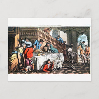 La mort et la carte postale de chasse au renard