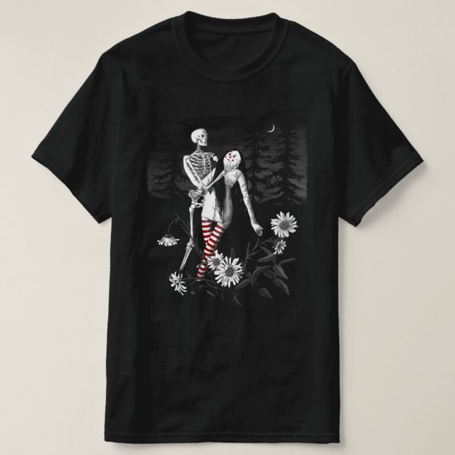 La mort et la poupée T-shirt dénaturé (Design devant)